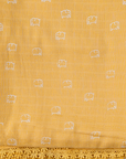 Three Layered Muslin Blanket / Mustard Elephant