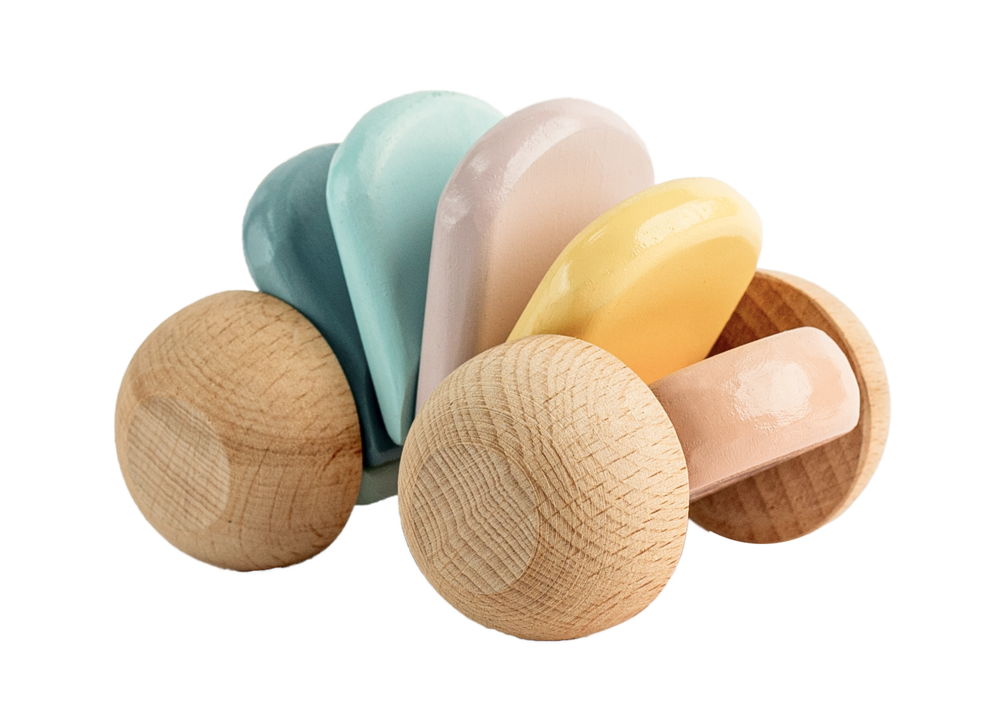 Vroom Vroom Wooden Rattle