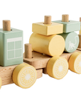 Wooden Choo-Choo Train Set