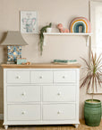 Chest of 7 Drawers - White Duco
