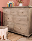 Chest of 7 Drawers - Ash Grey