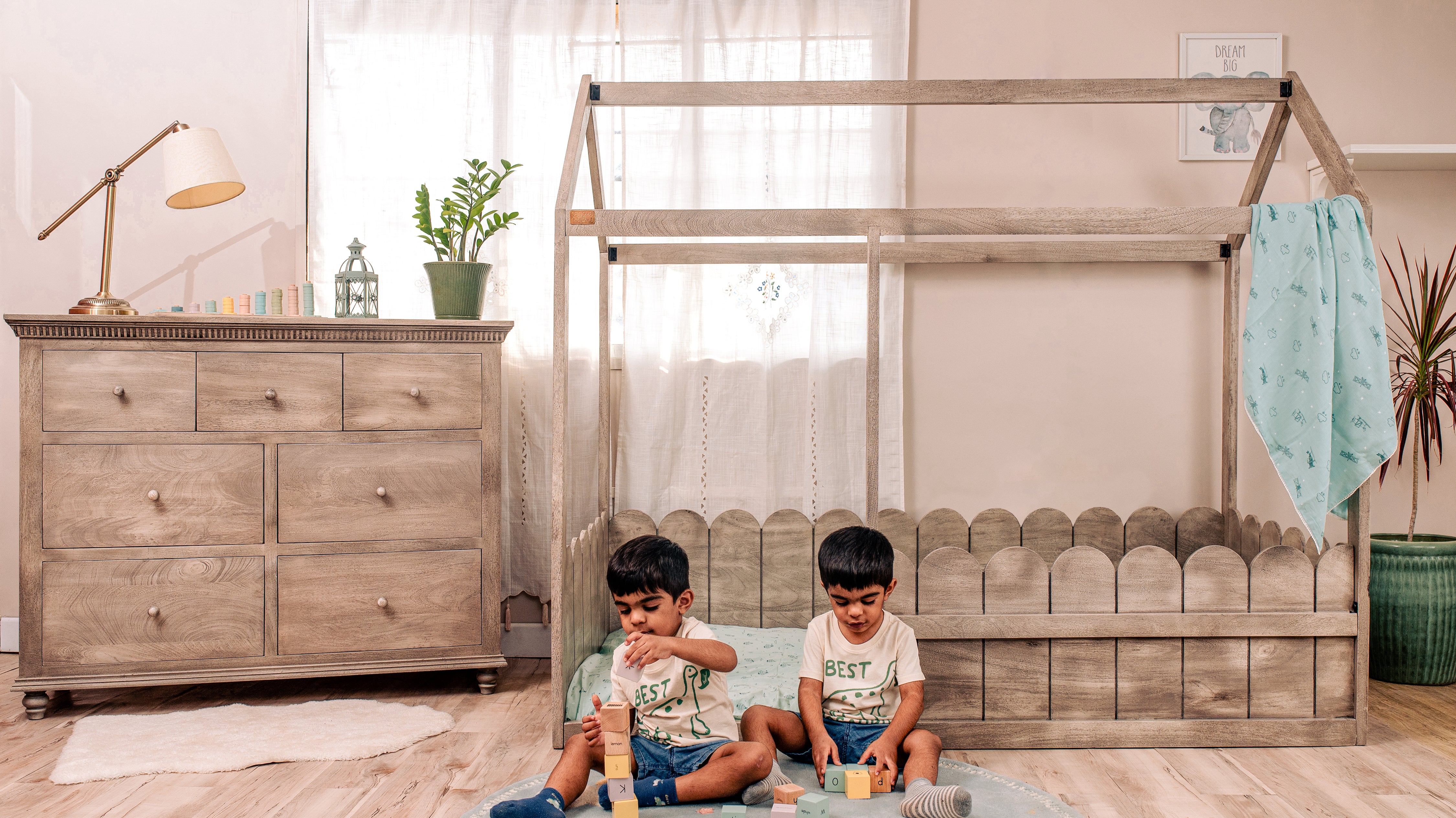 Toddler House Bed - Ash Grey