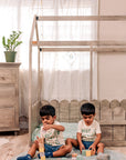 Toddler House Bed - Ash Grey