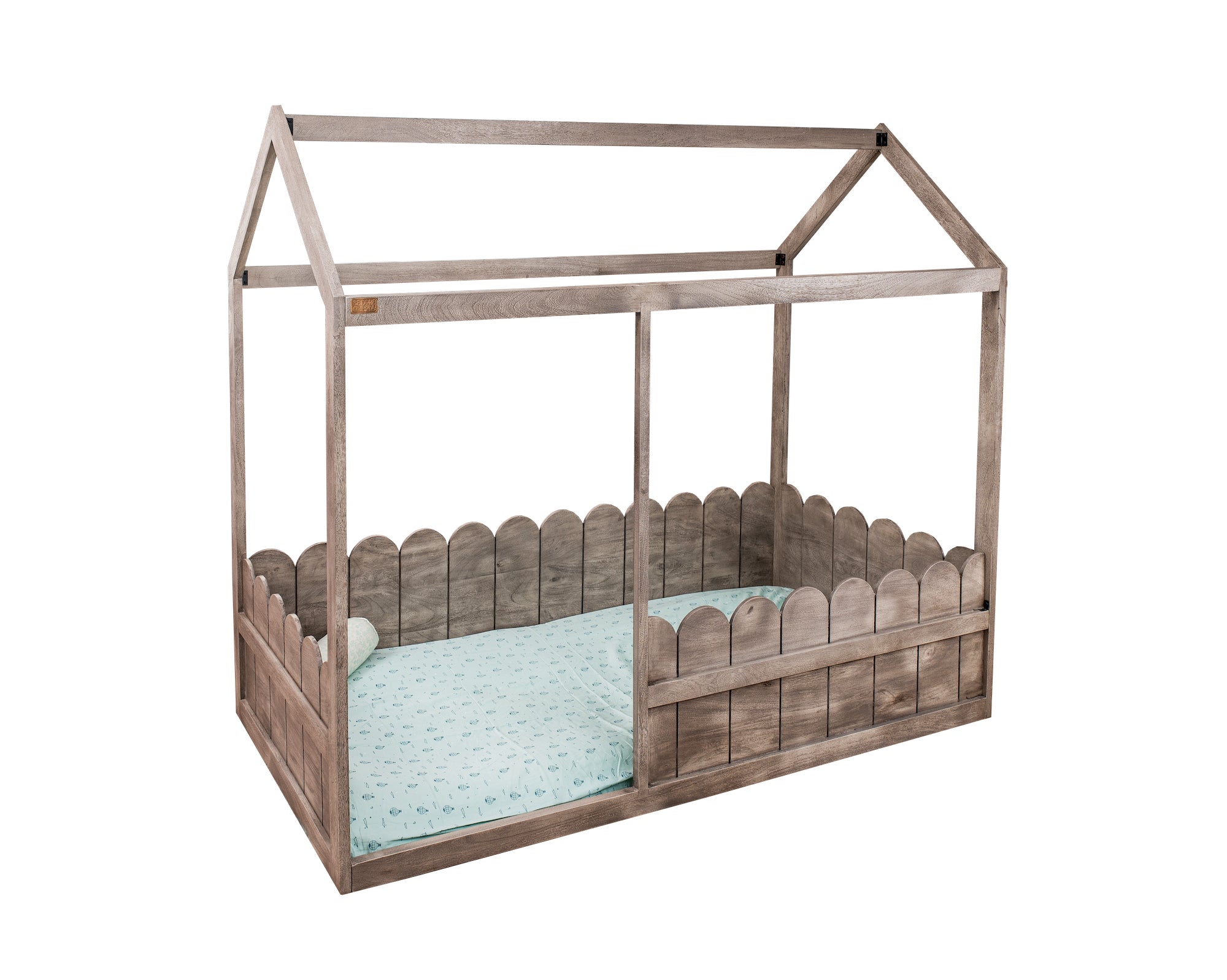 Toddler House Bed - Ash Grey