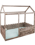 Toddler House Bed - Ash Grey