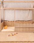 Toddler House Bed - Oat Finish