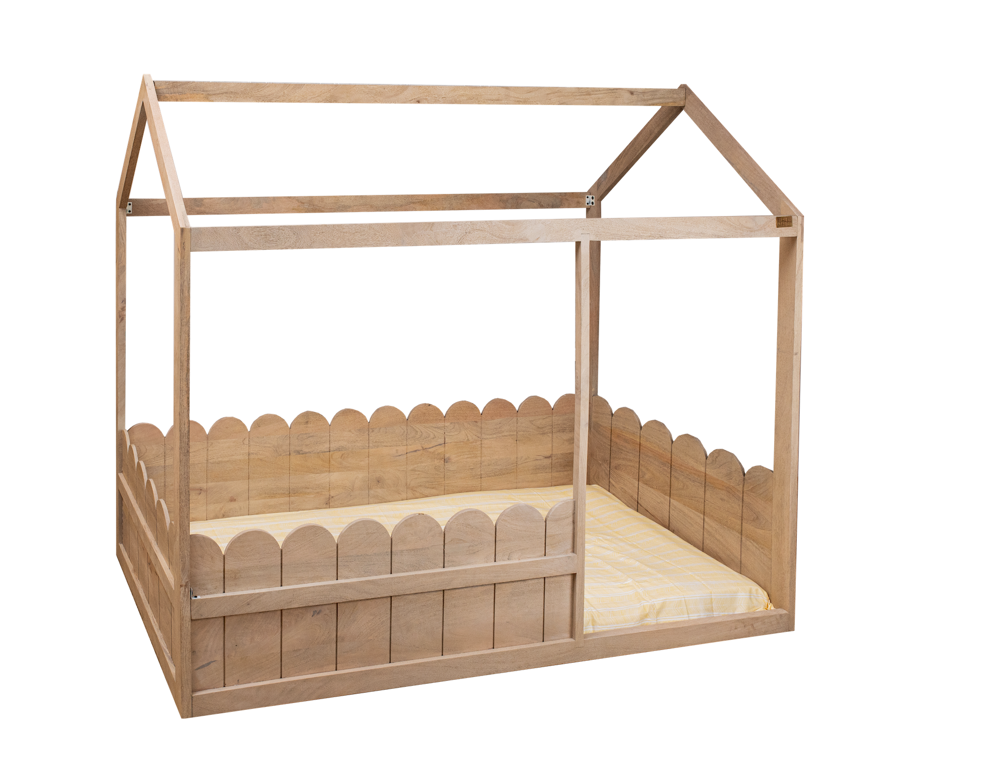 Toddler House Bed - Oat Finish