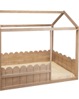 Toddler House Bed - Oat Finish