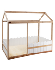 Toddler House Bed - White Duco