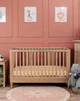 Wooden Cot - Oat Finish