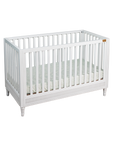 Wooden Cot - White Duco