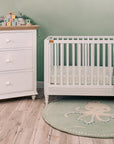 Wooden Cot - White Duco