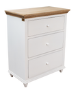 Chest of 3 Drawers - White Duco