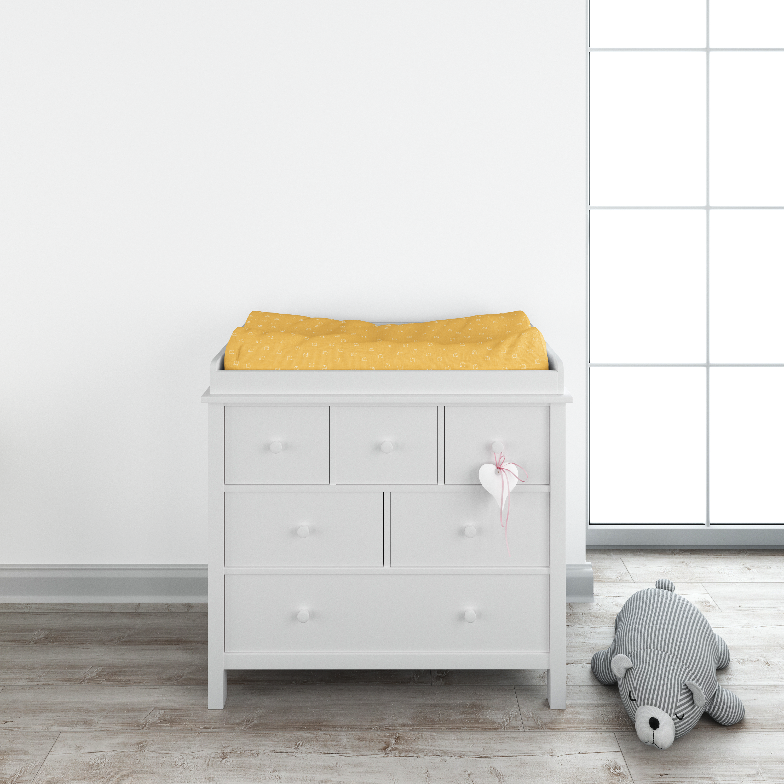 Changing Mat Cover / Elephant