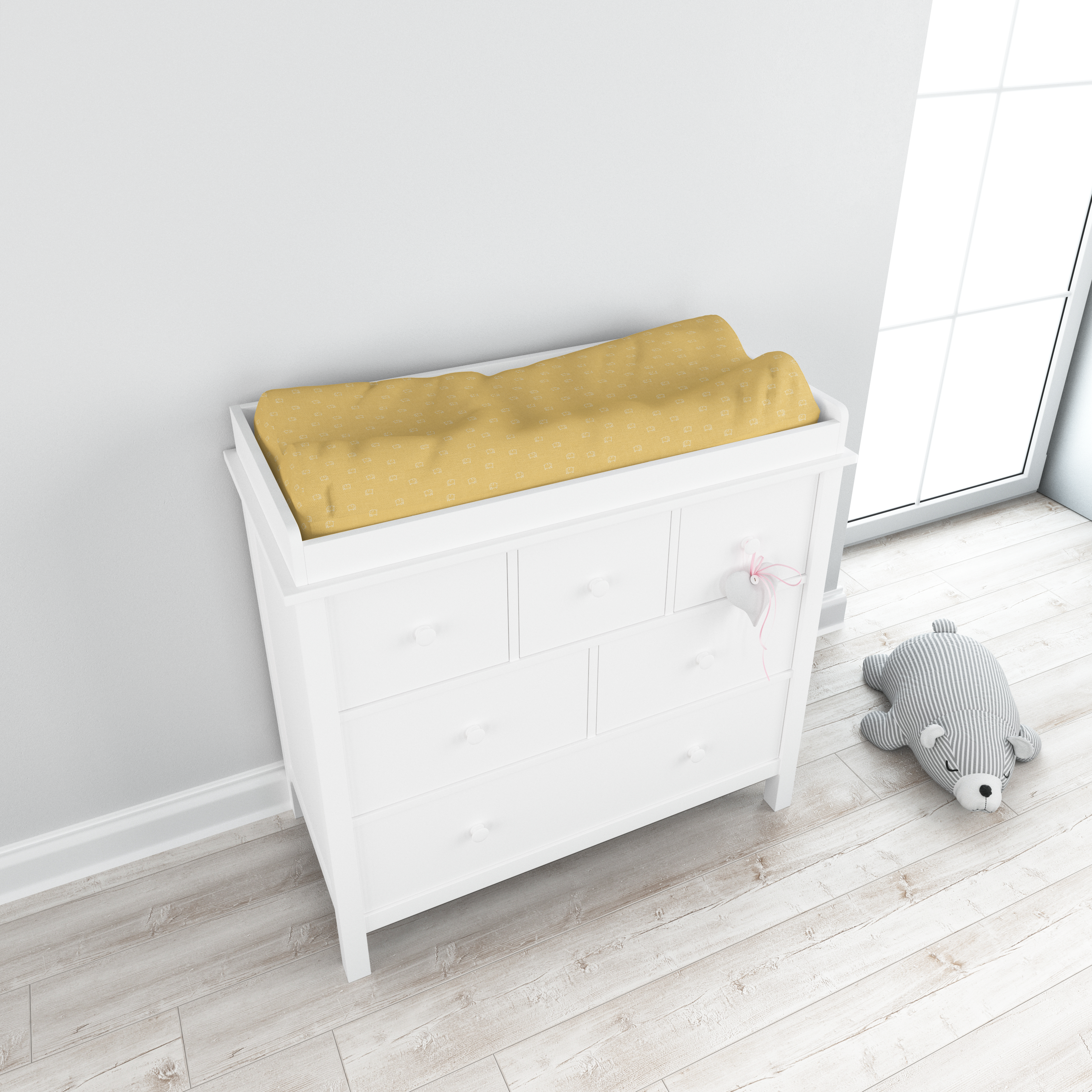 Changing Mat Cover / Elephant
