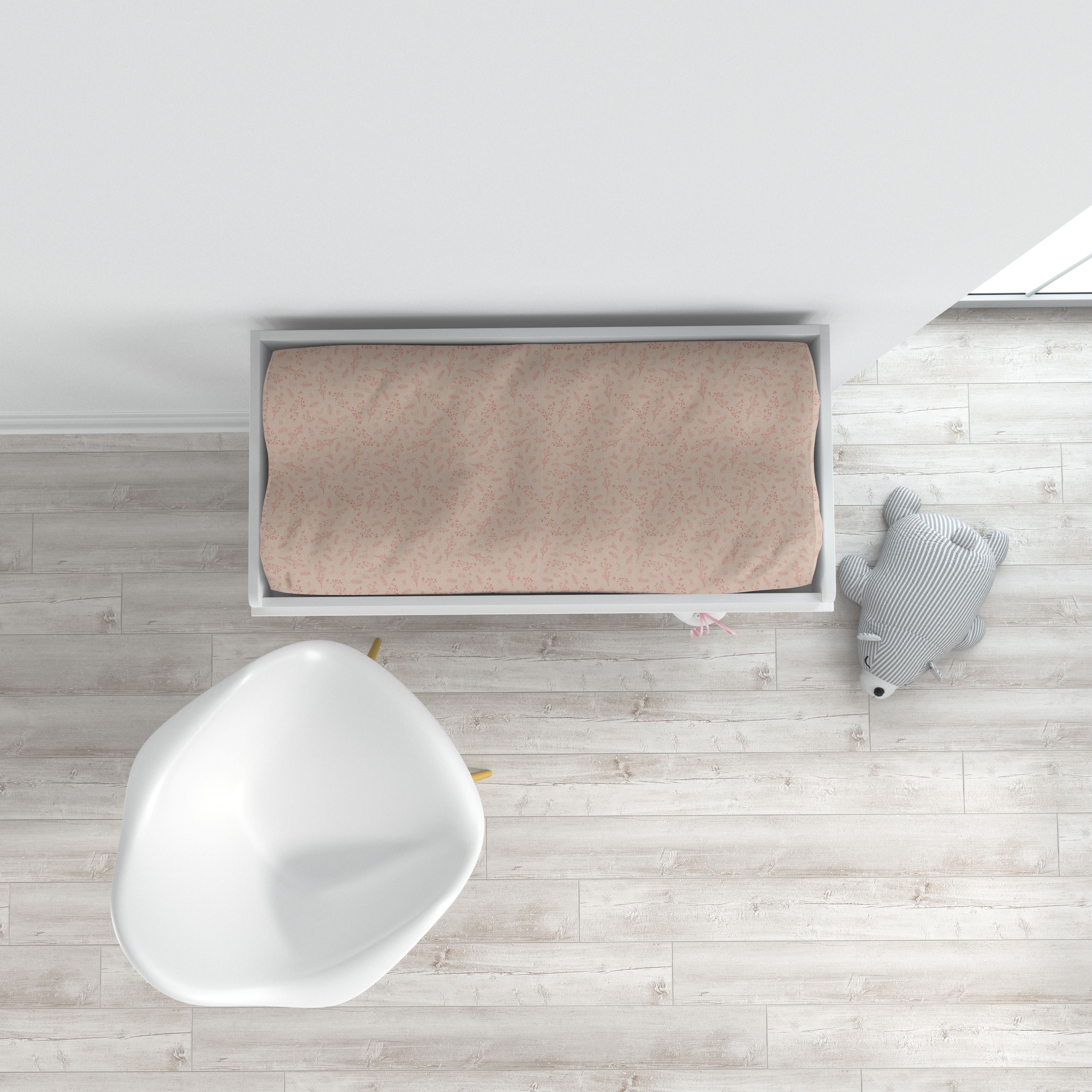 Changing Mat Cover / Floral