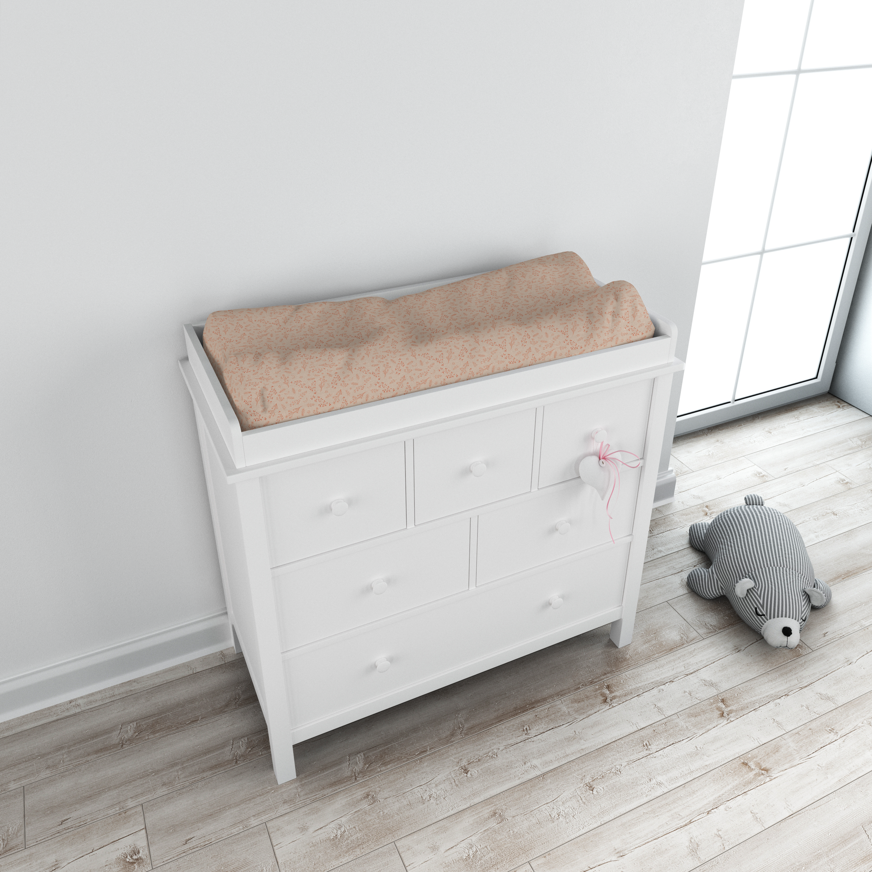 Changing Mat Cover / Floral