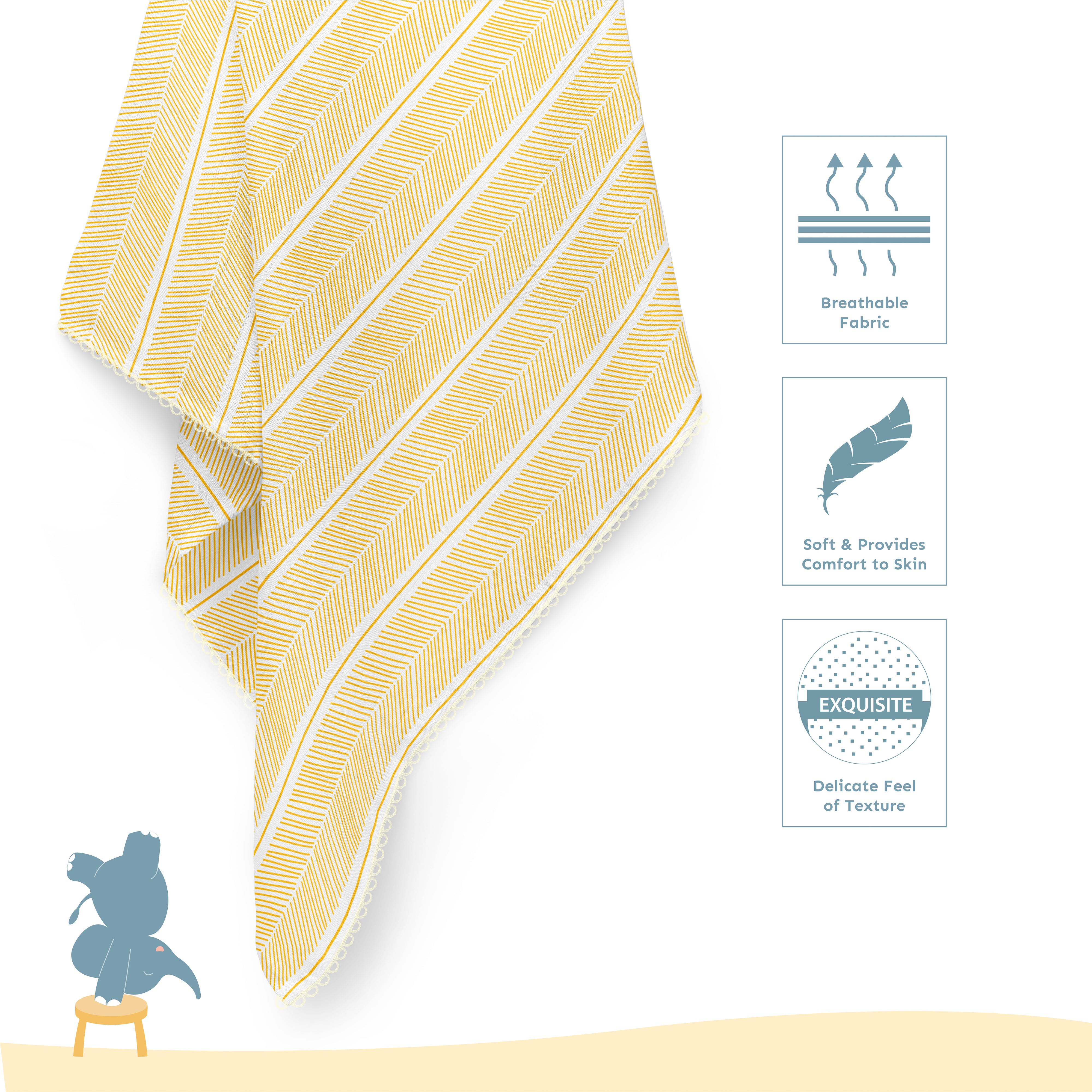 Two Layered Muslin Blanket / Aztec