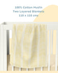 Two Layered Muslin Blanket / Aztec