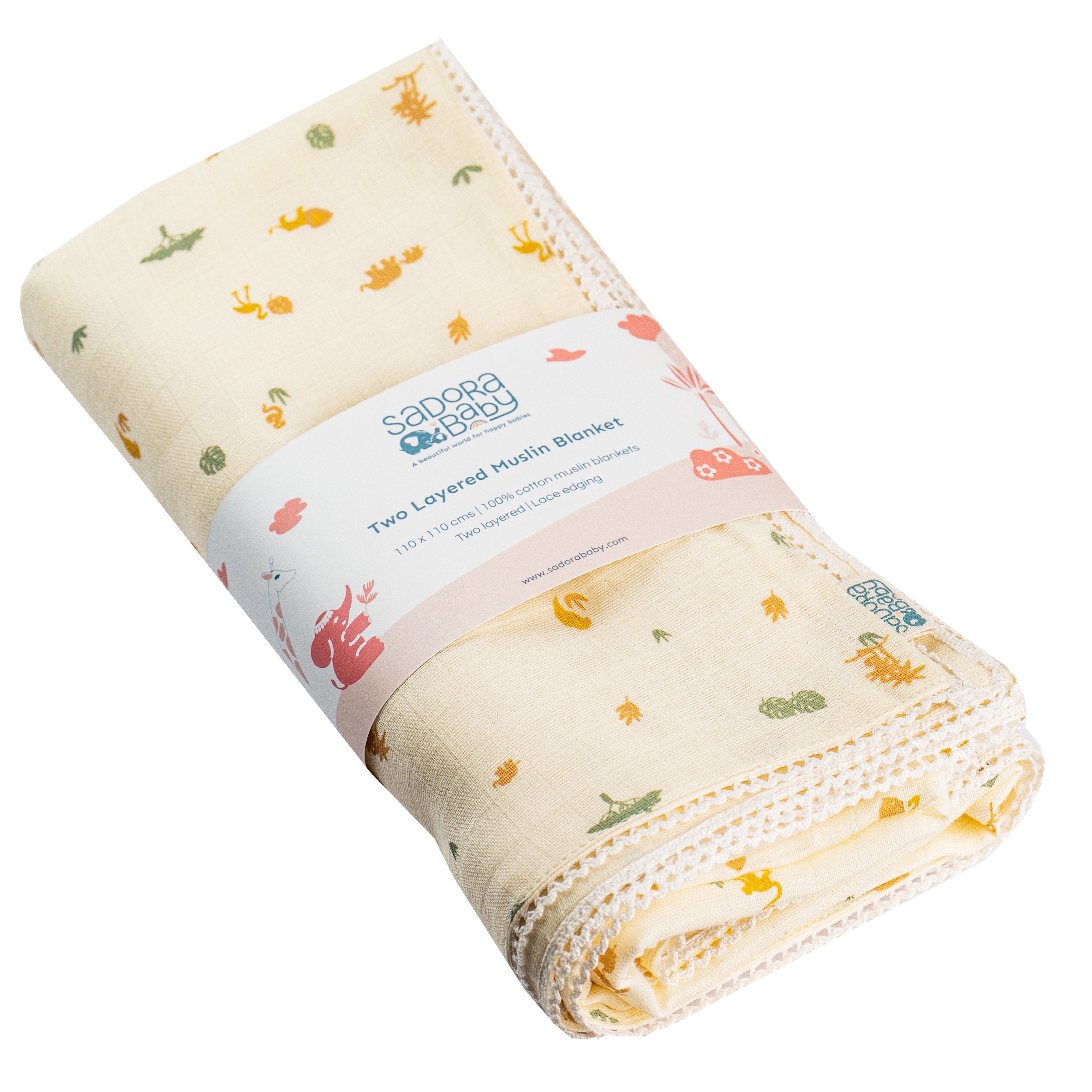 Two Layered Muslin Blanket / Savanna