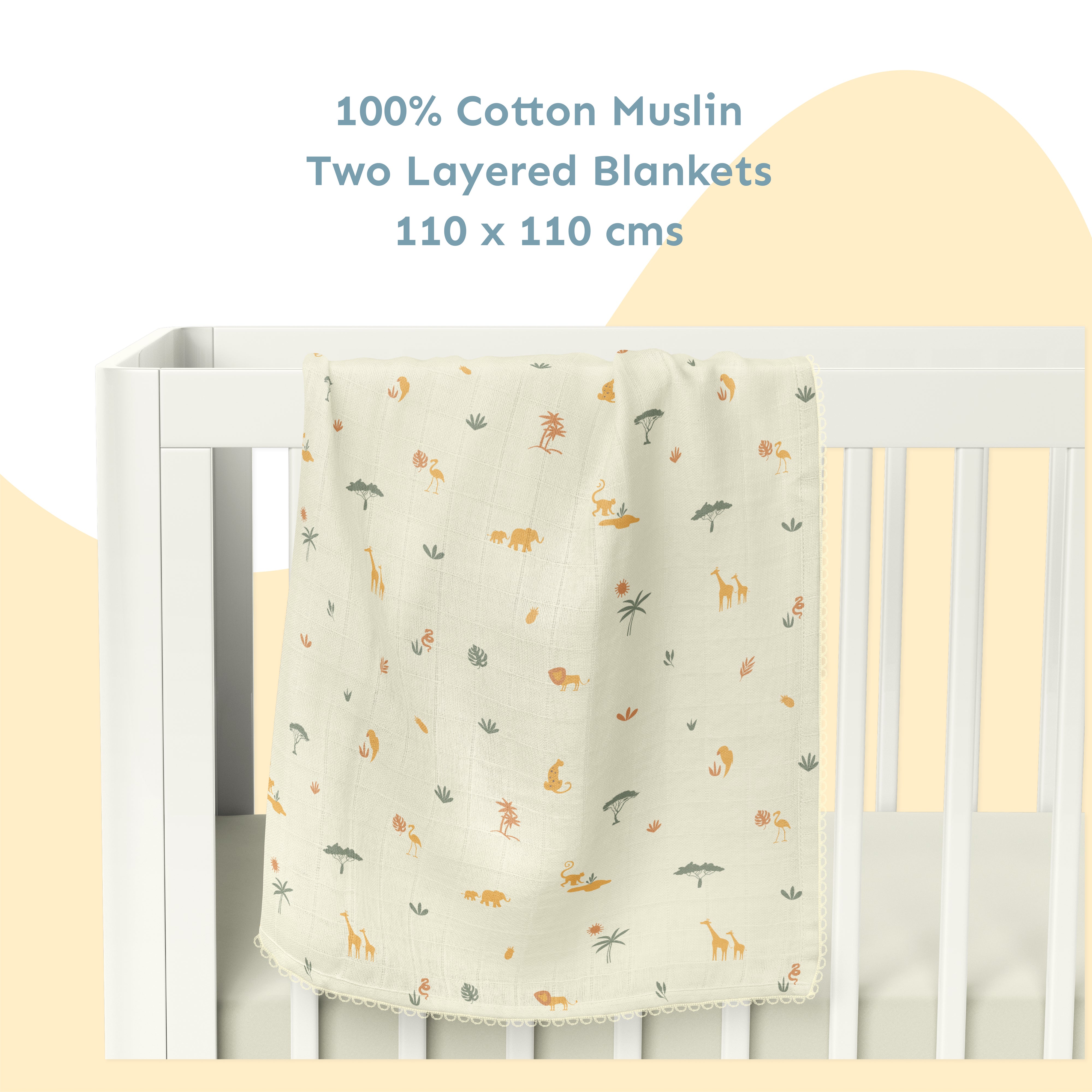 Two Layered Muslin Blanket / Savanna