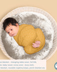 Two Layered Muslin Blanket / Elephant