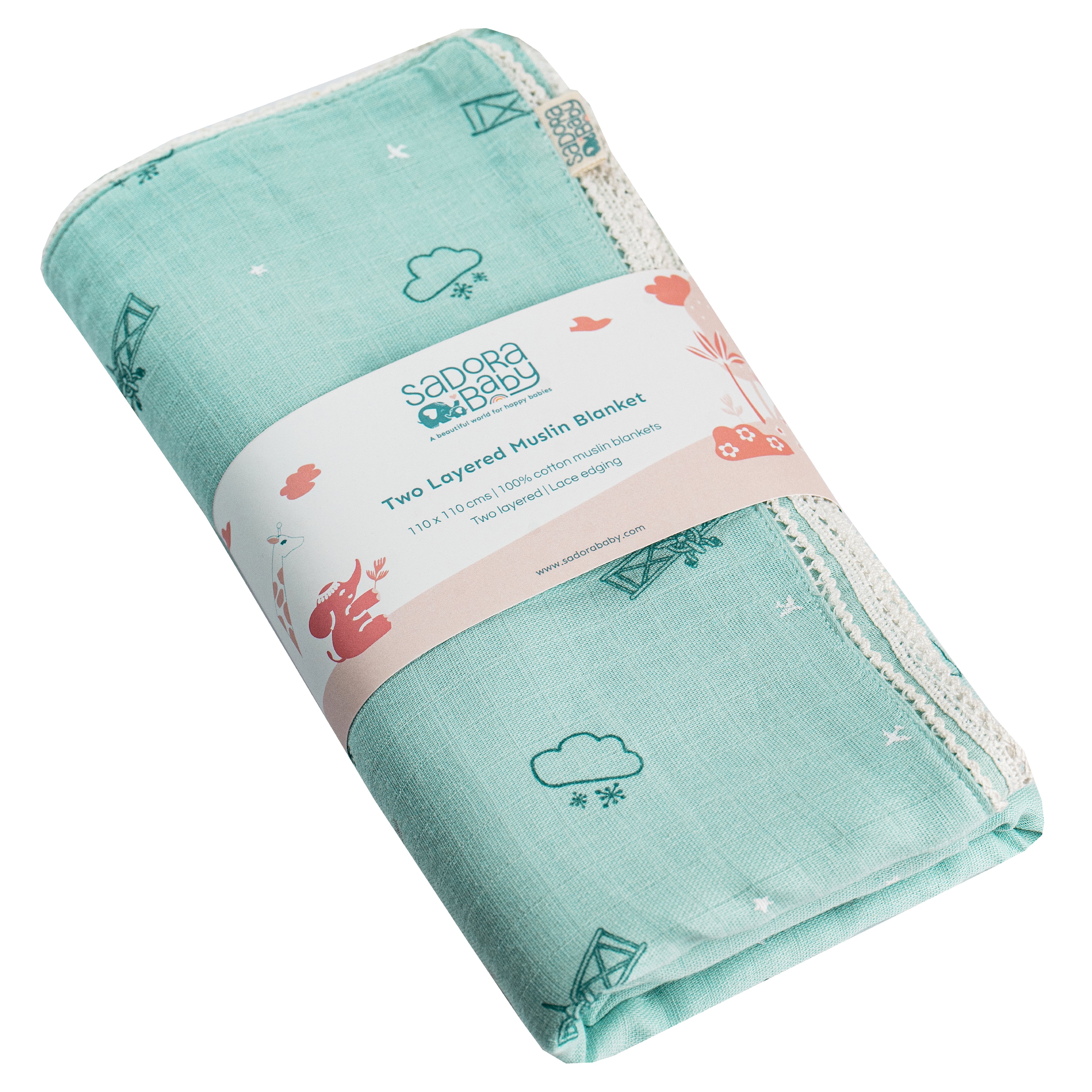 Two Layered Muslin Blanket / Aeroplane