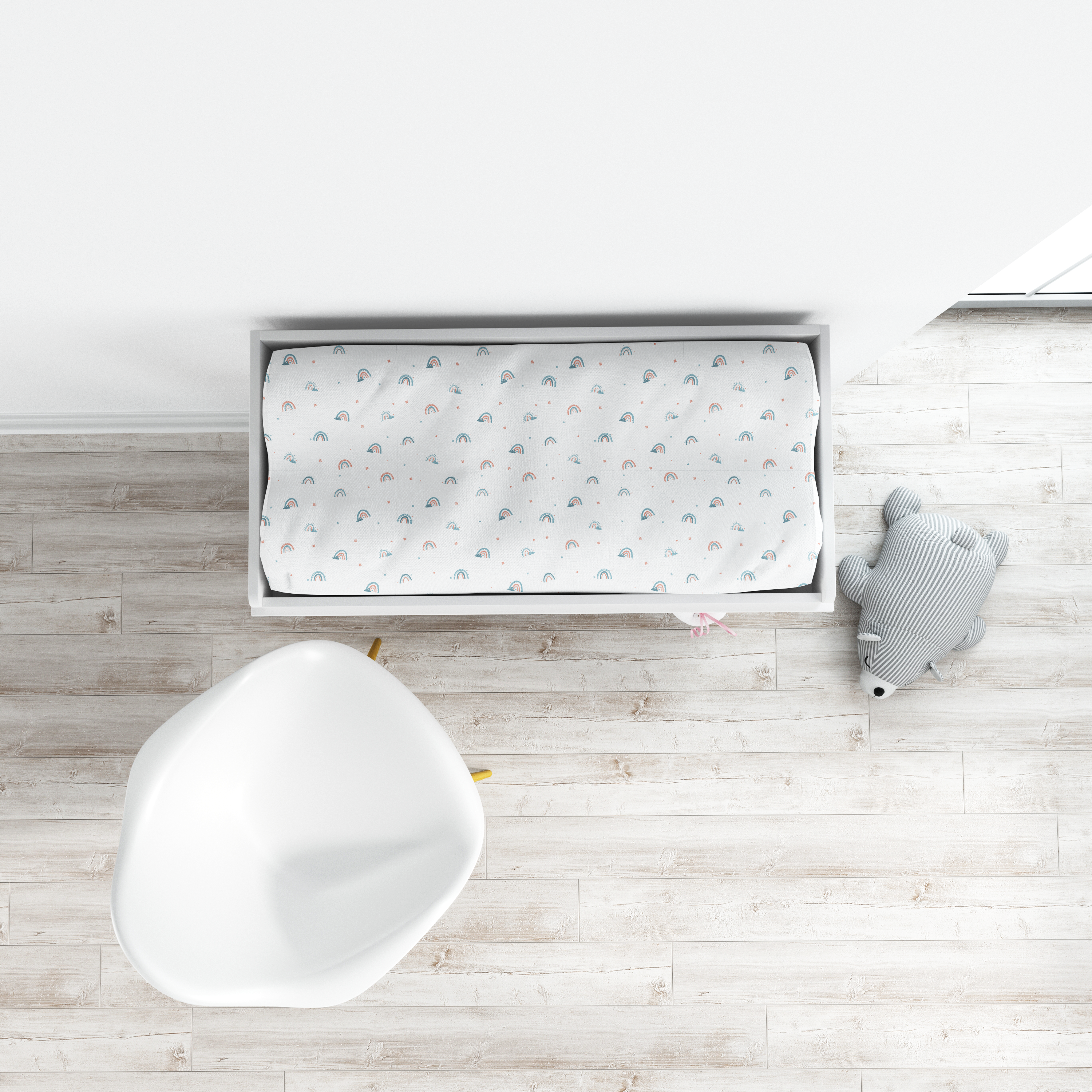 Changing Mat Cover / Rainbow