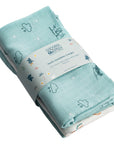 Muslin Swaddles 110 x 110 Sky / Sun / Aeroplane