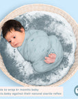 Muslin Swaddles 110 x 110 Sky / Sun / Aeroplane
