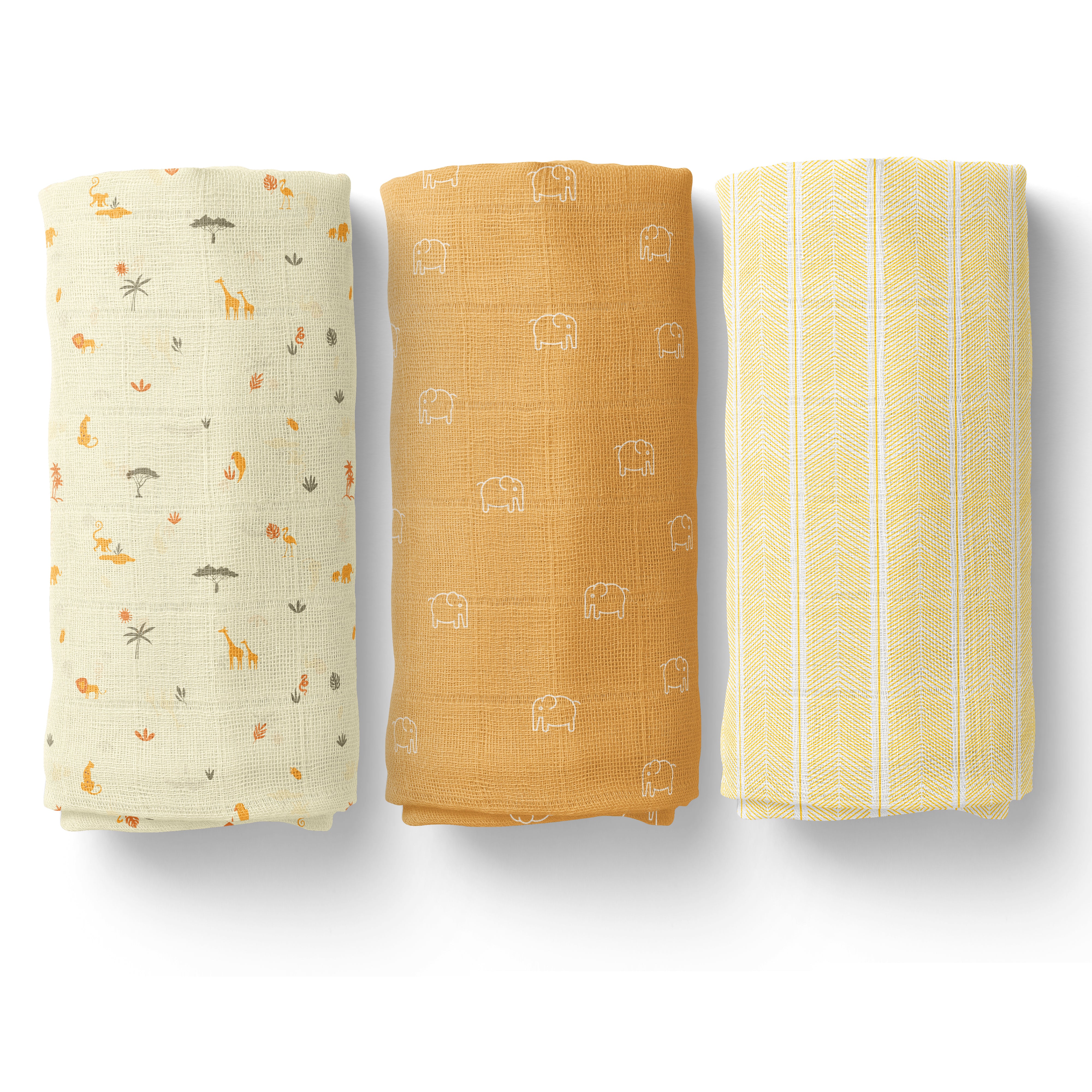 Muslin Swaddles for New Born Baby 0-3M 70x70cm