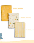 Muslin Swaddles 70 x 70 Savanna / Aztec / Elephant
