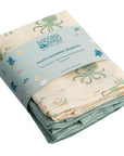 Muslin Swaddles 70 x 70 Waves / Mint / Undersea