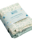 Muslin Swaddles 70 x 70 Mint / Starfish / Shells