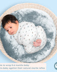 Muslin Swaddles 70 x 70 Hot Air Balloon / Rainbow / Sky