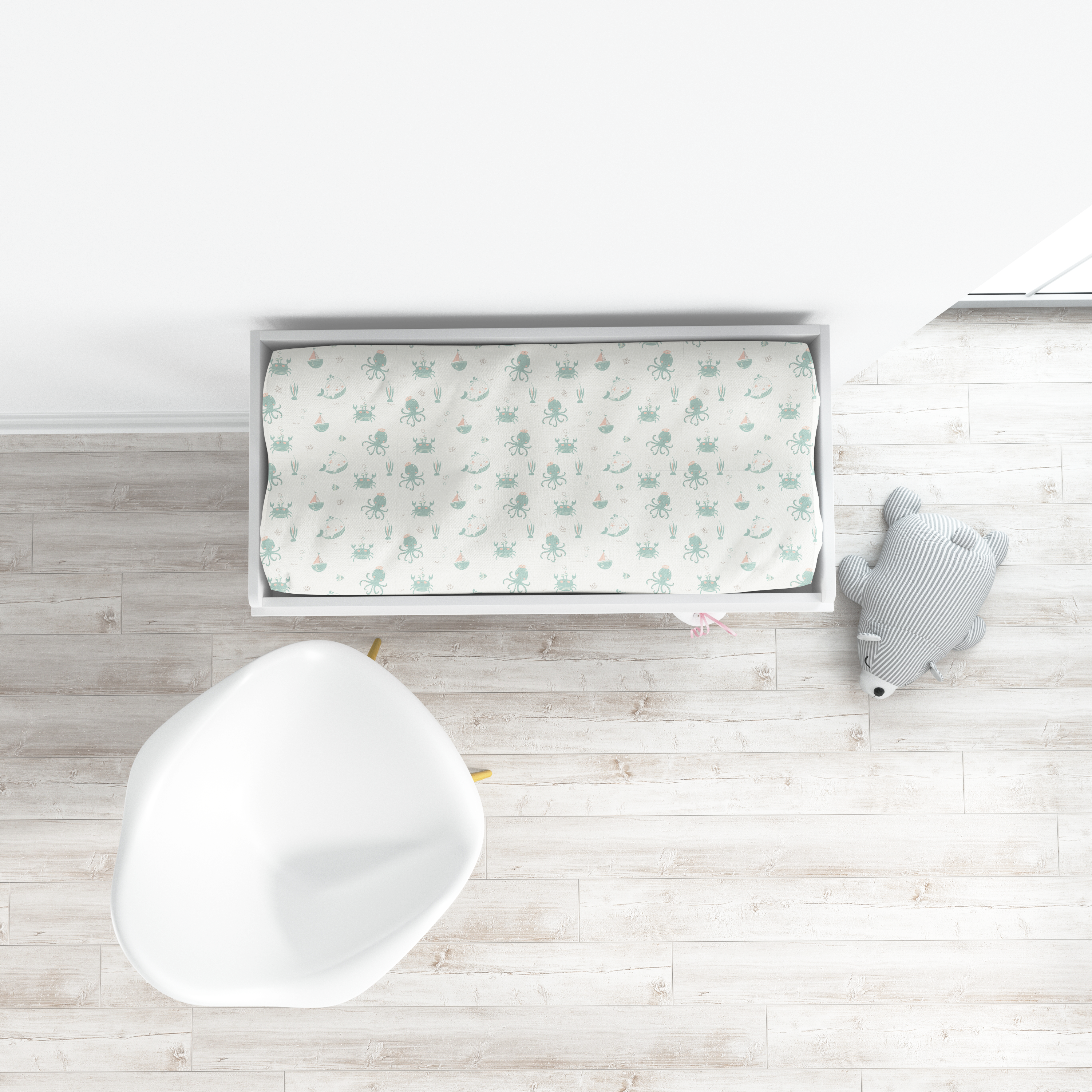 Changing Mat Cover / Undersea