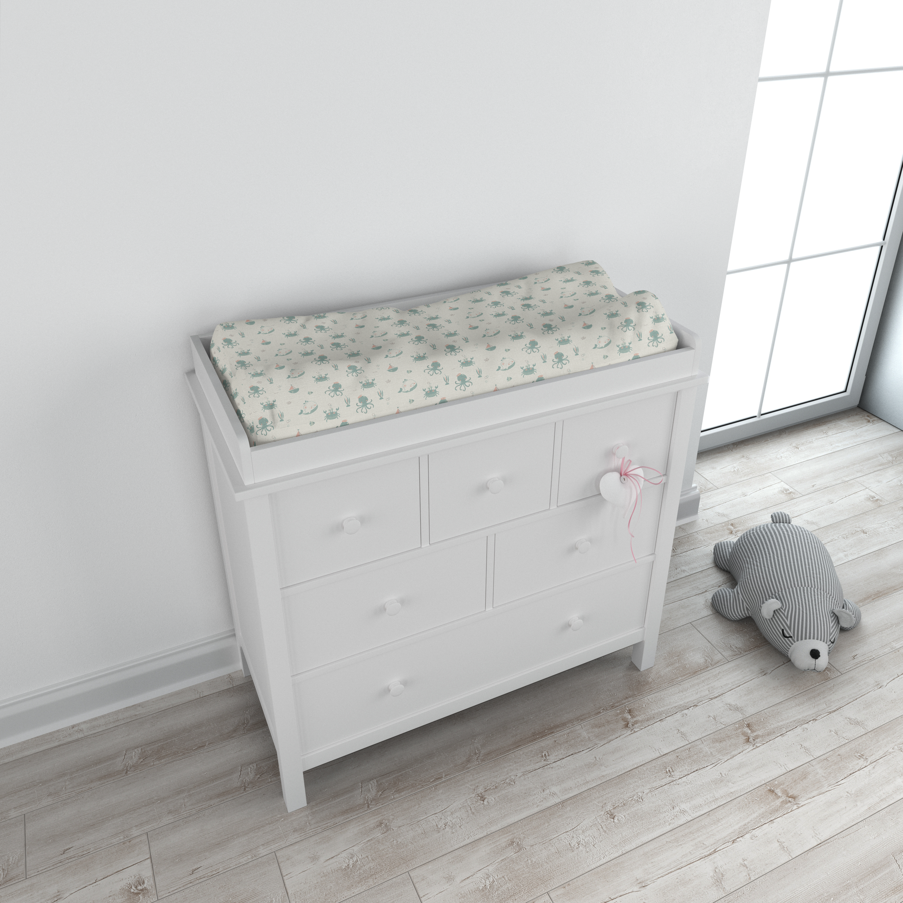 Changing Mat Cover / Undersea