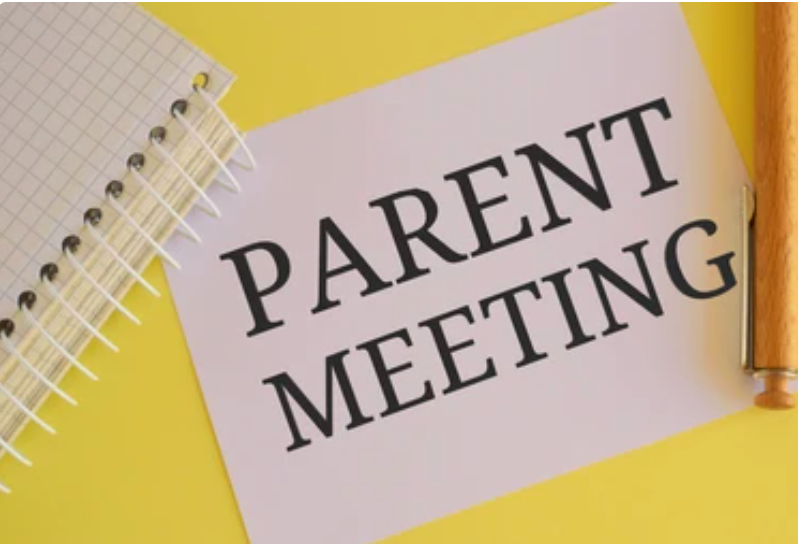 Parent-Teacher meeting to check progress of child
