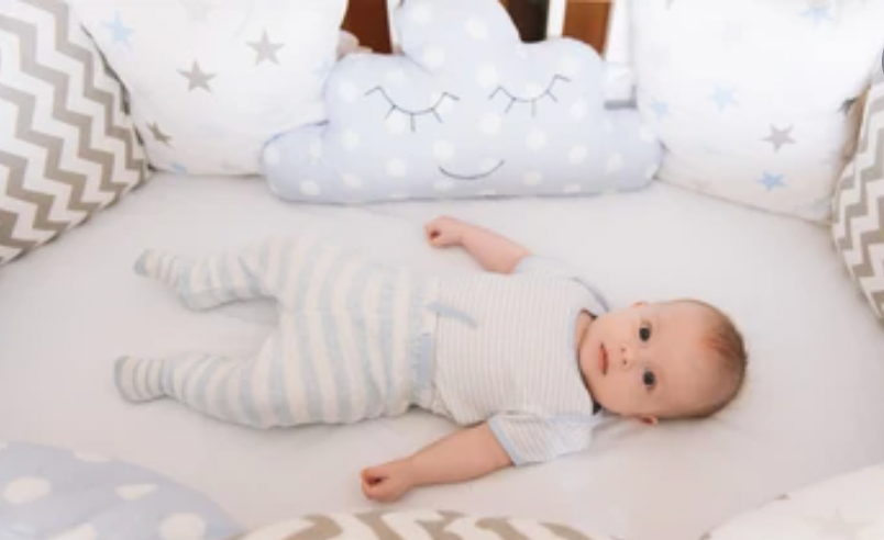 Cot bumpers are padded pieces covered with cloth placed right about the mattress