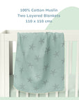 Two Layered Muslin Blanket / Starfish