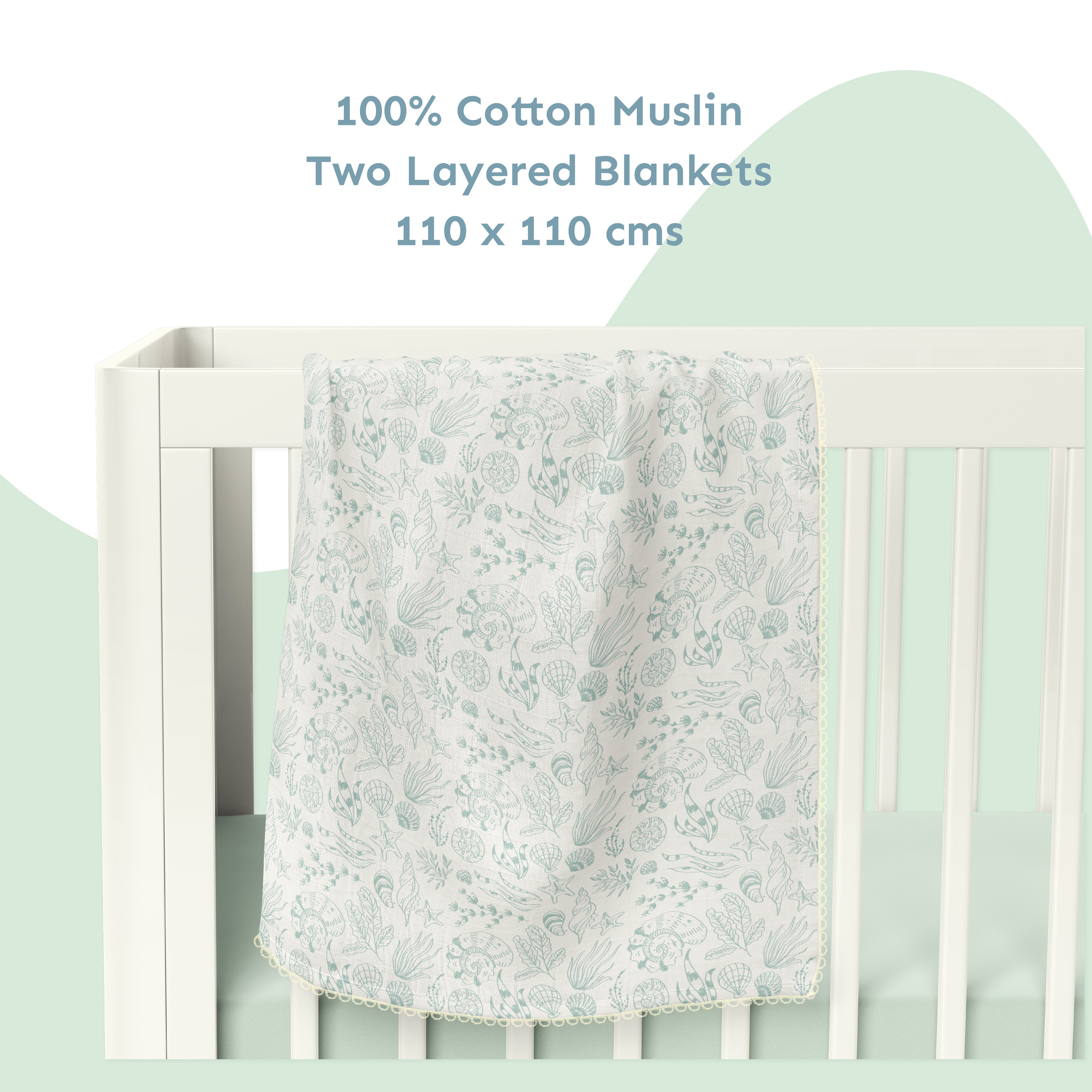 Two Layered Muslin Blanket / Shell