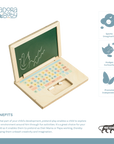 Montessori Wooden Laptop
