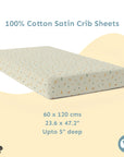Baby Cot Fitted Sheets / 140 x 80 / Mustard Savanna