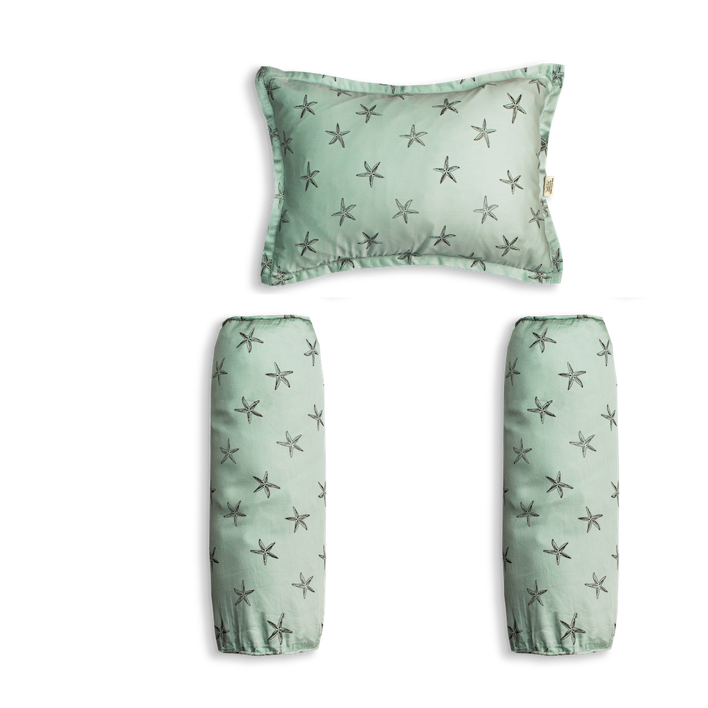 Bolster Pillow Cover / 35 x 10 / Starfish