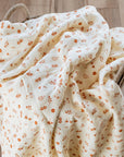 Three Layered Muslin Blanket / Blush Hedgehog