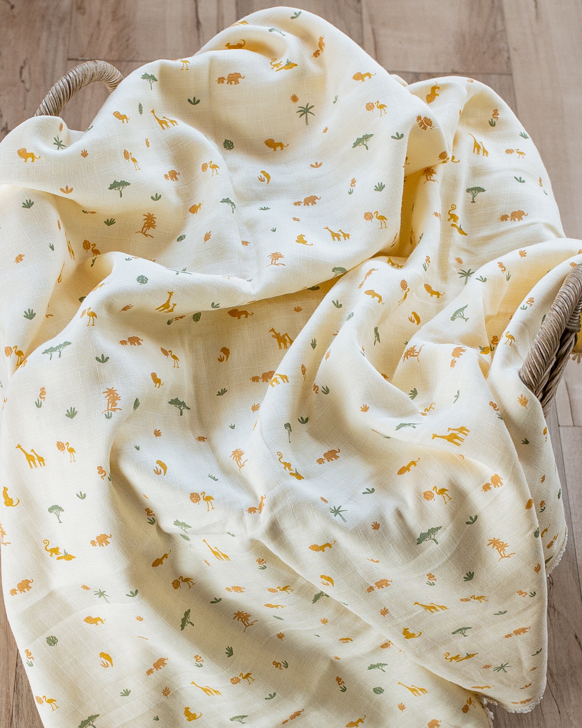 Three Layered Muslin Blanket / Mustard Savanna