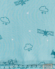 Three Layered Muslin Blanket / Denim Aeroplane