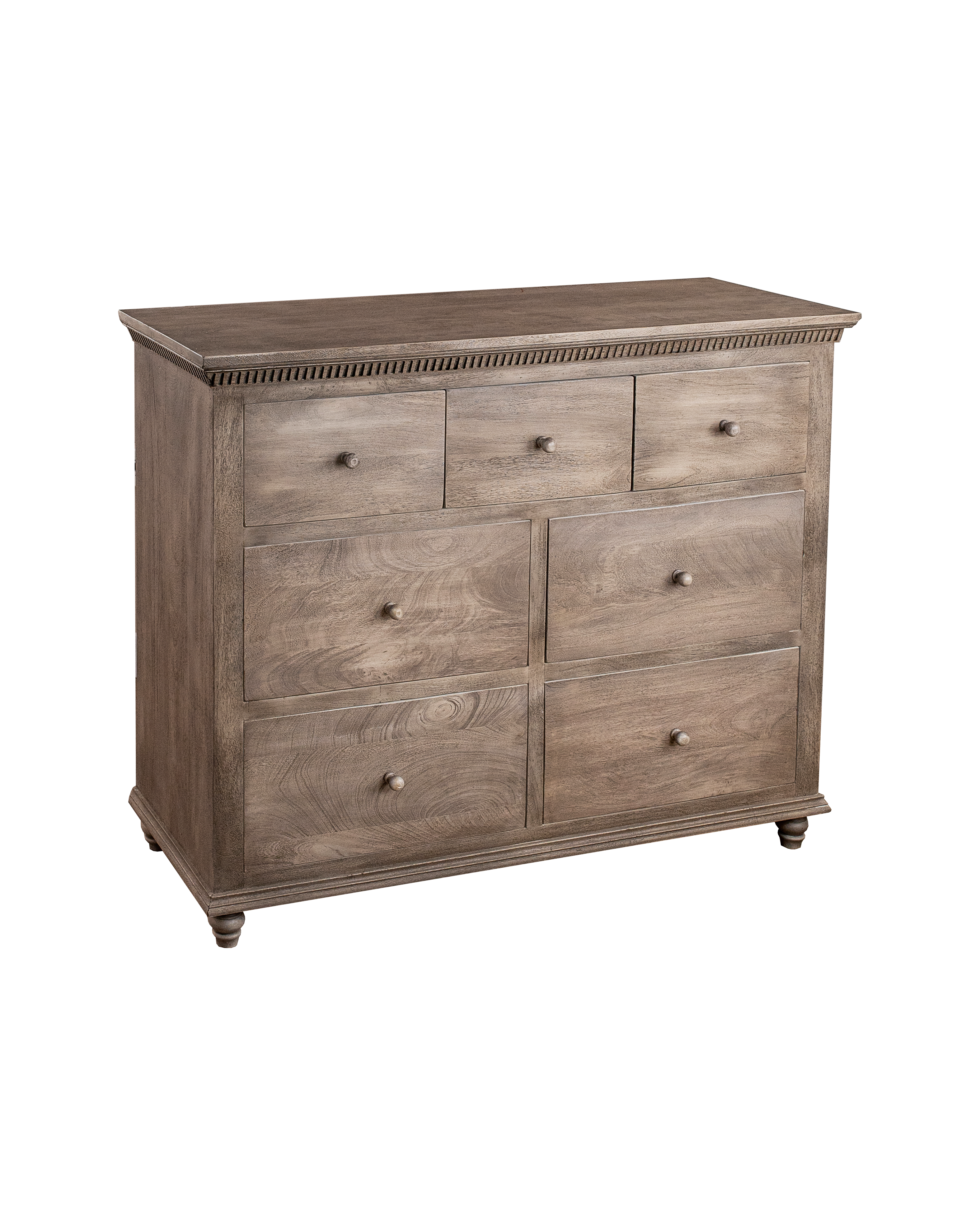 Chest of 7 Drawers - Ash Grey