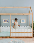 Toddler House Bed - White Duco