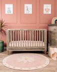 Wooden Cot - Ash Grey